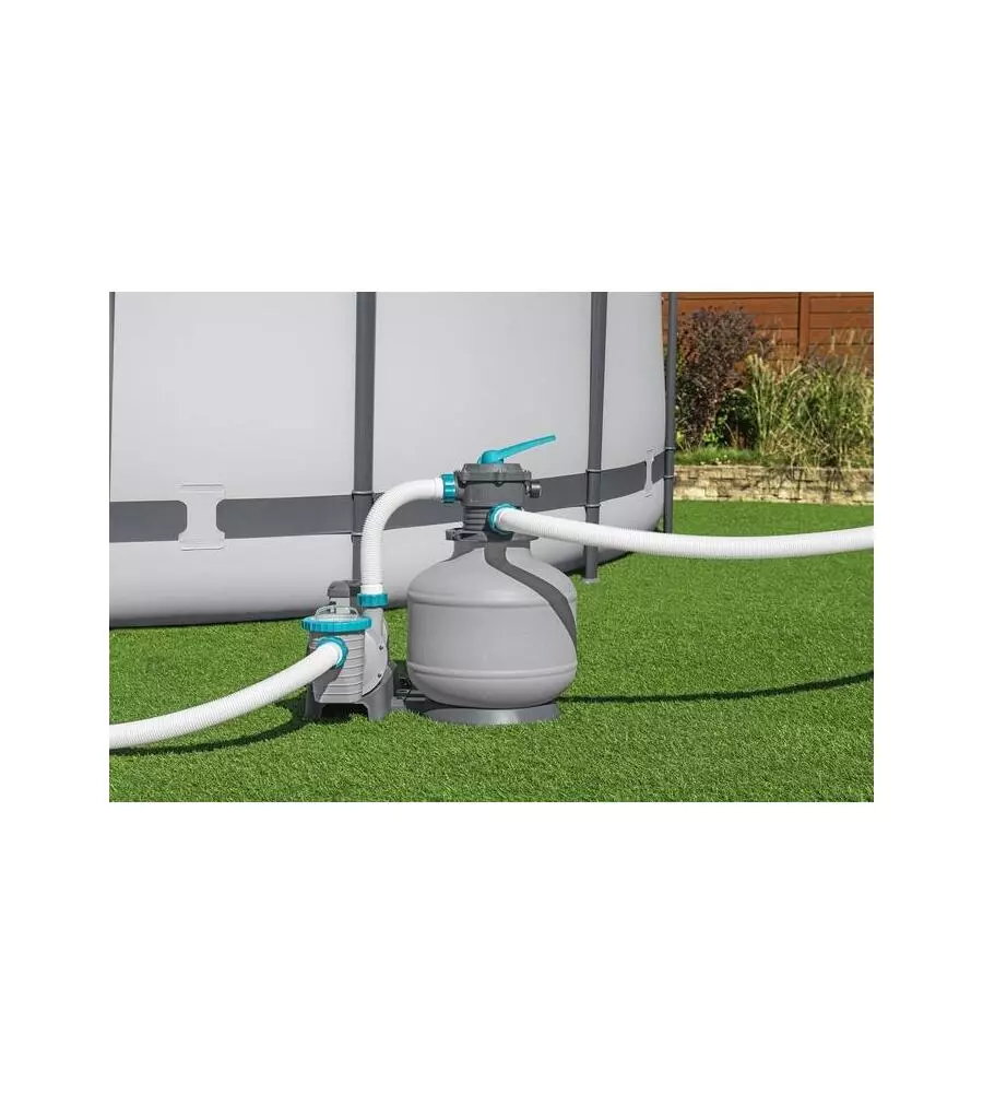 POMPA DI FILTRAGGIO A SABBIA BESTWAY PER PISCINE DA 11.355 LITRI/ORA  - COD. 58515