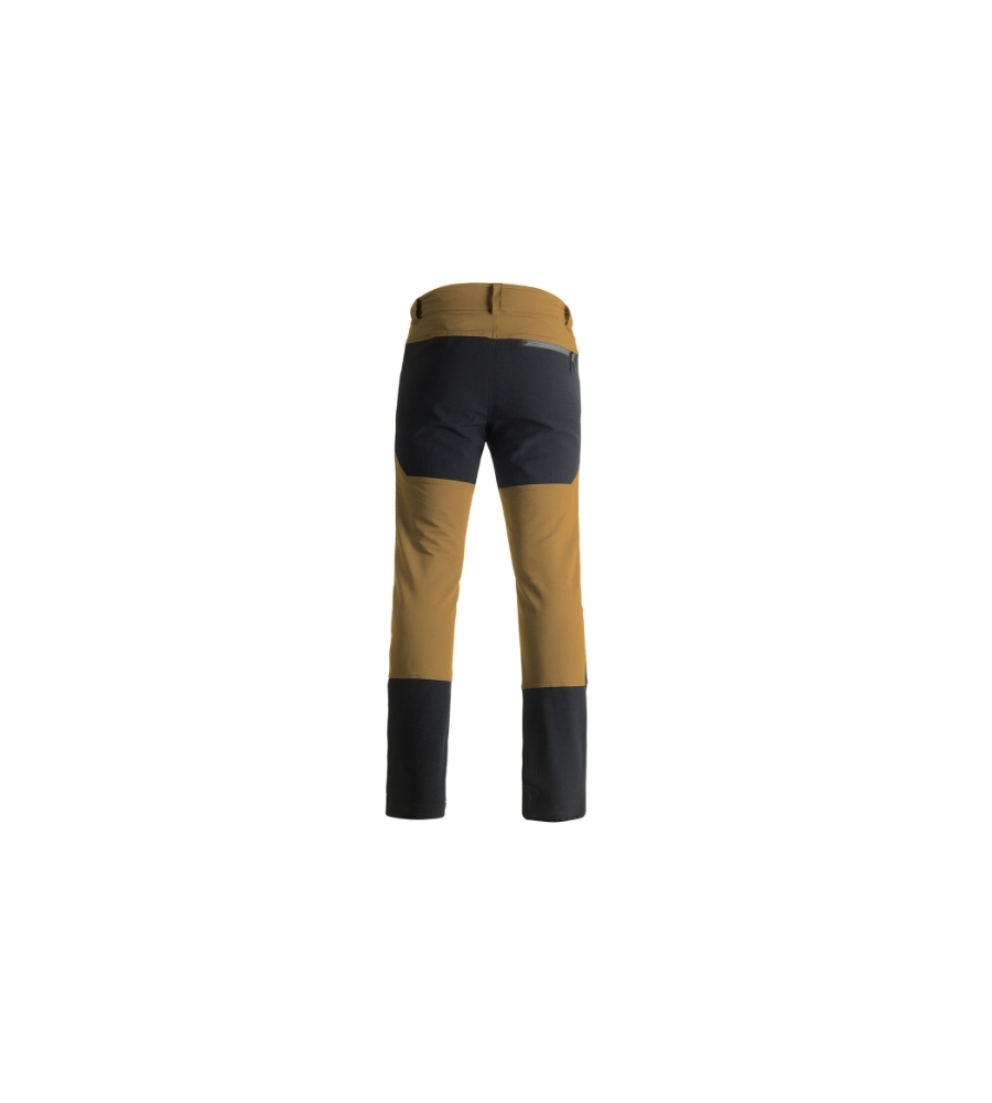 PANTALONI DA LAVORO VERTICAL OCRA/NERO, TG M - KAPRIOL