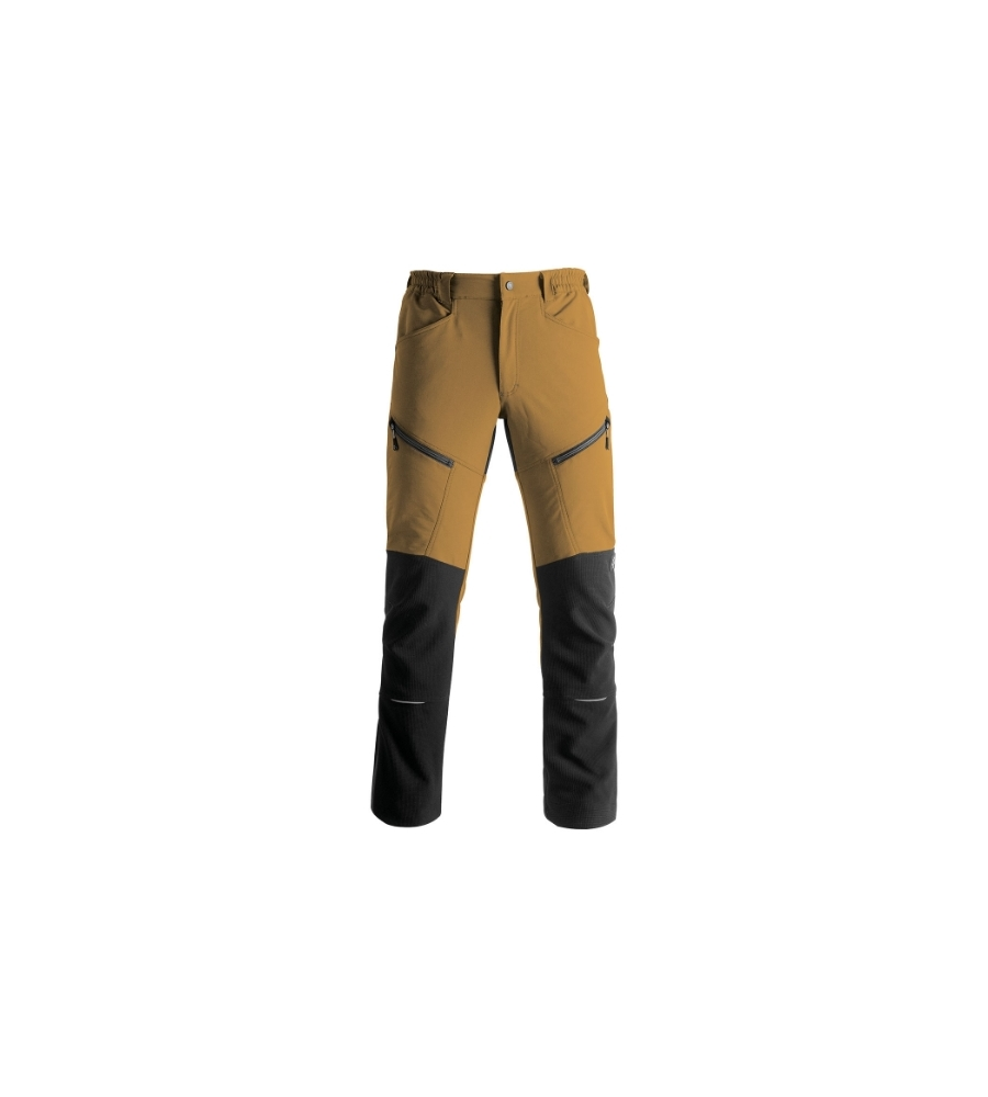 PANTALONI DA LAVORO VERTICAL OCRA/NERO, TG M - KAPRIOL