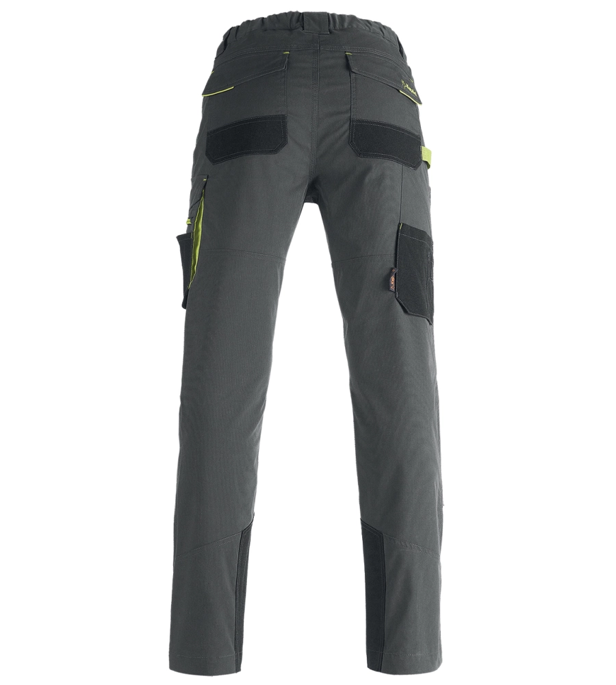 KAPRIOL PANTALONE DA LAVORO "DYNAMIC PIASTRELLISTA GRGIO/NERO, TG XXL