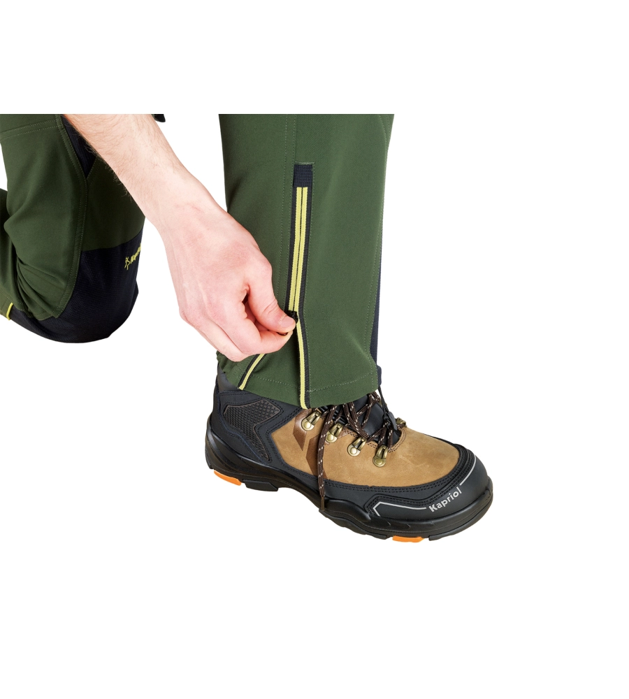PANTALONI DA LAVORO DYNAMIC GIARDINIERE VERDE/NERO, TG XXL - KAPRIOL