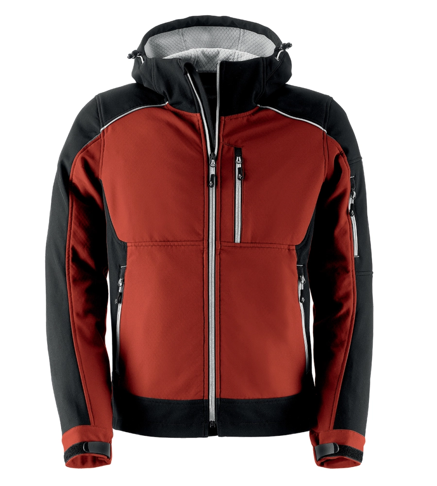 KAPRIOL GIACCA DA LAVORO "DYNAMIC" SOFTSHELL RUGGINE/NERO TG L