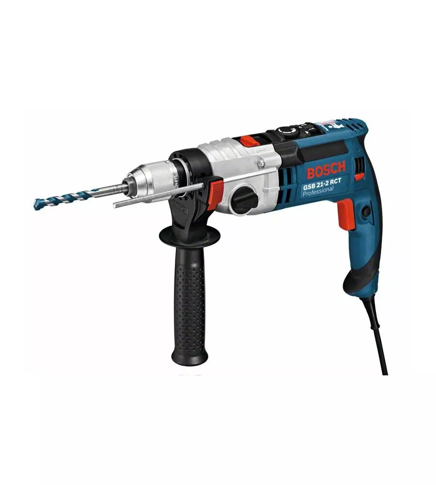 KIT VALIGETTA TRAPANO A PERCUSSIONE ELETTRICO BOSCH "GSB21-2RCT" 1300 W