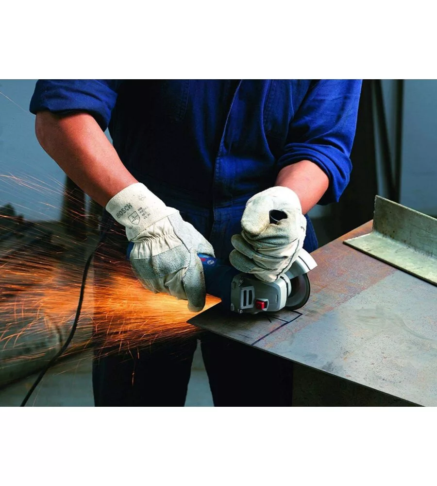 SMERIGLIATRICE ANGOLARE GWS7-115E 115MM 720W CON REGOLAZIONE NUMERO DI GIRI PROFESSIONALE BOSCH BLU
