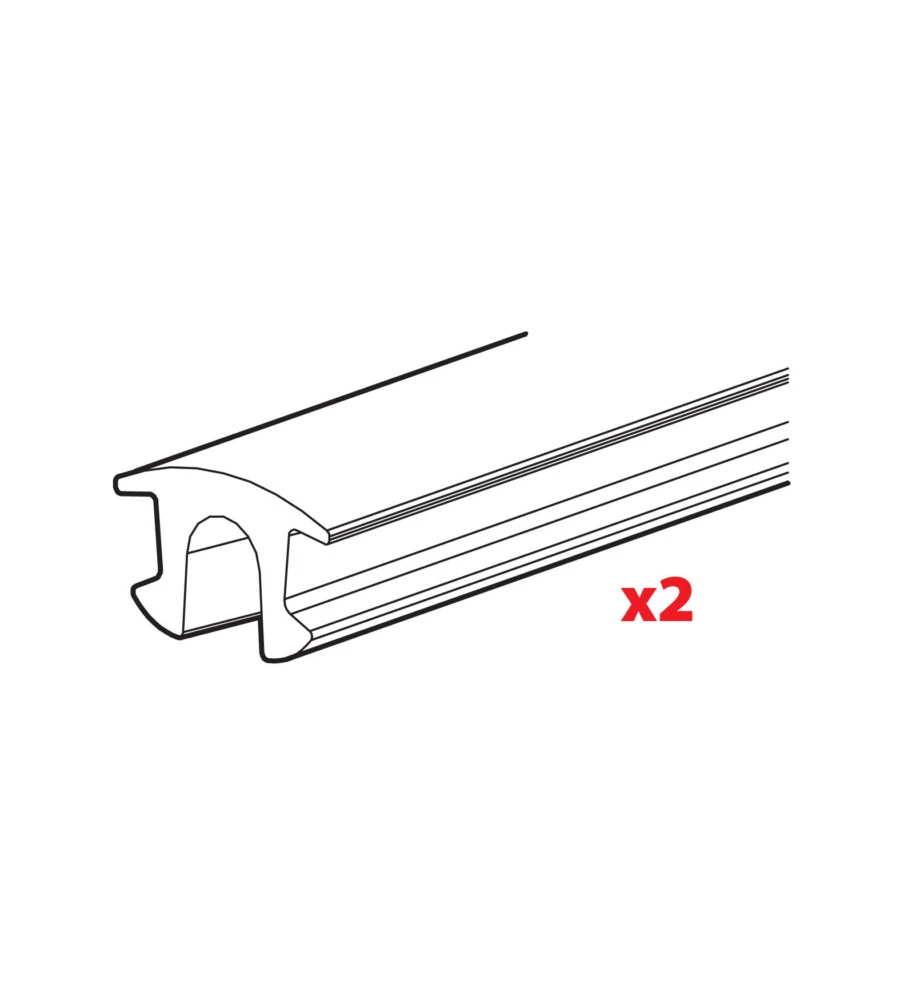 SET 2 GOMME INFERIORI - L = 125 CM  N99992