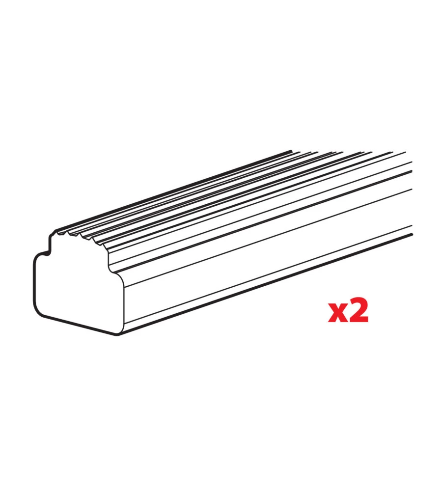 SET 2 GOMME SUPERIORI - L = 140 CM  N99973