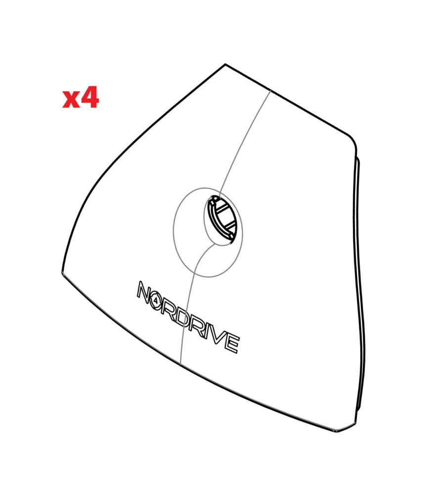 SET 4 COVER PIEDI EVOS  N99969