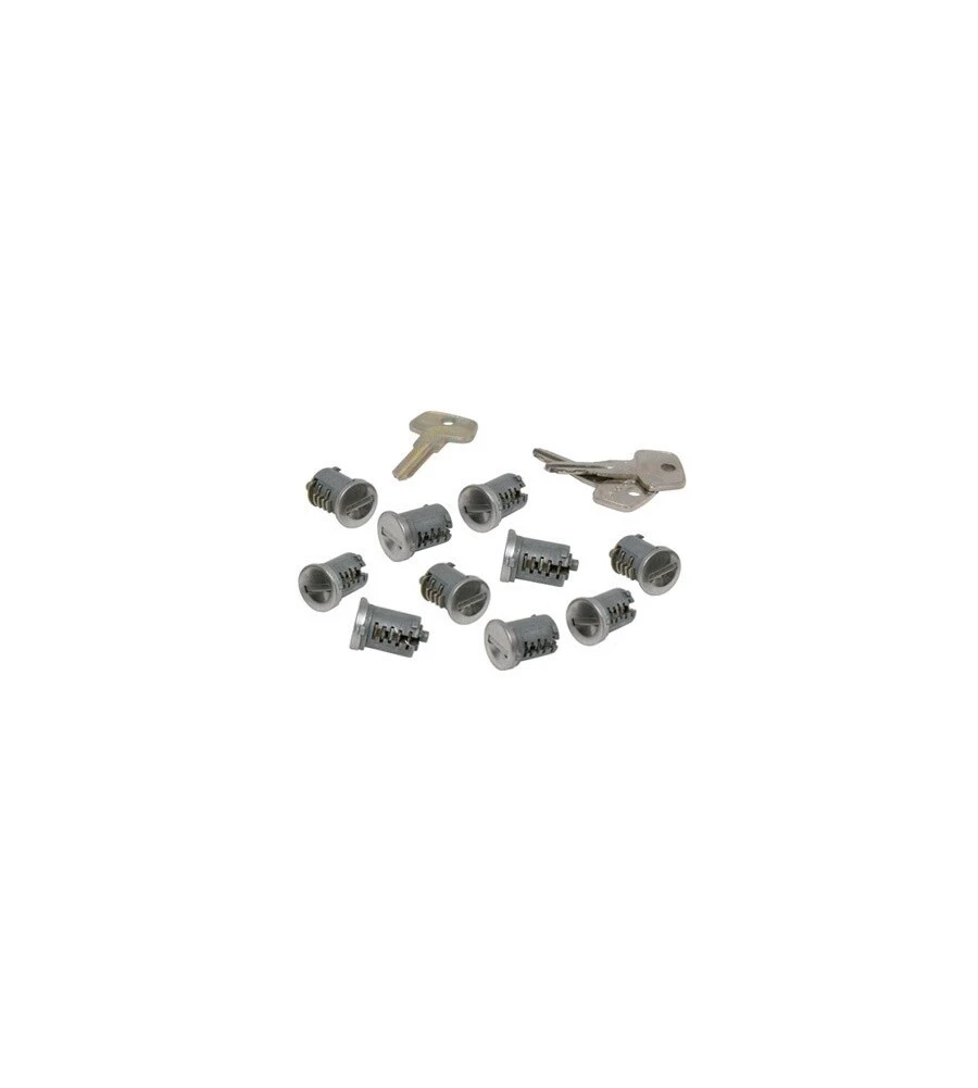 LUCCHETTO E CHIAVE UNIVERSALE SKS LOCK CORE 10 PZ  Y8007210
