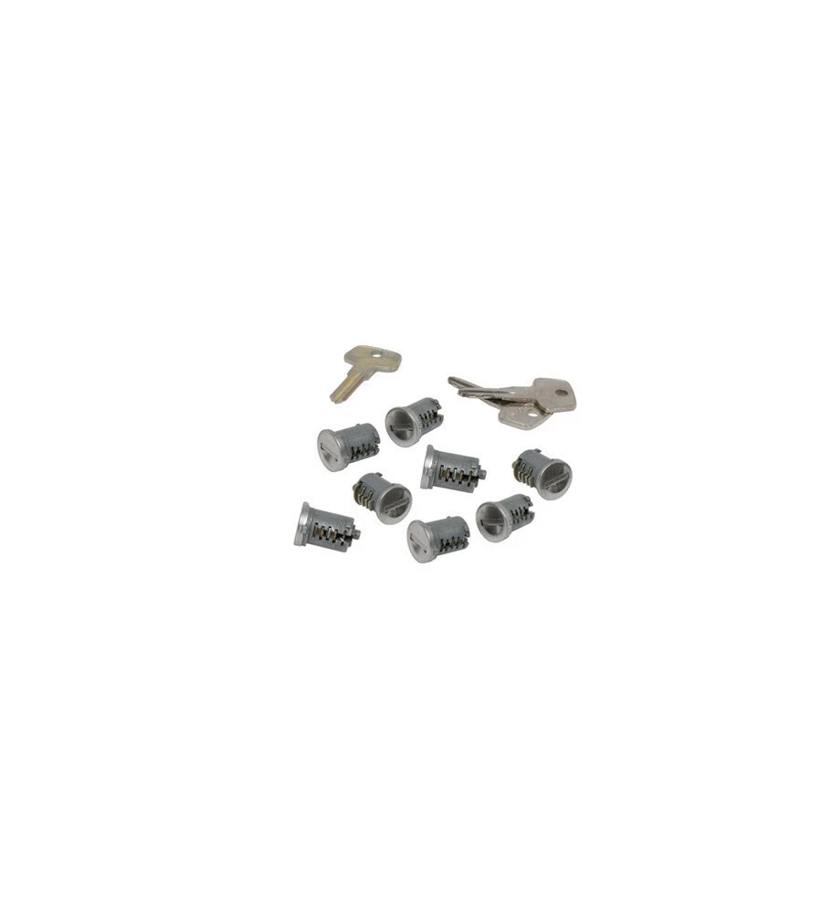 LUCCHETTO E CHIAVE UNIVERSALE SKS LOCK CORE 8 PZ  Y8007208