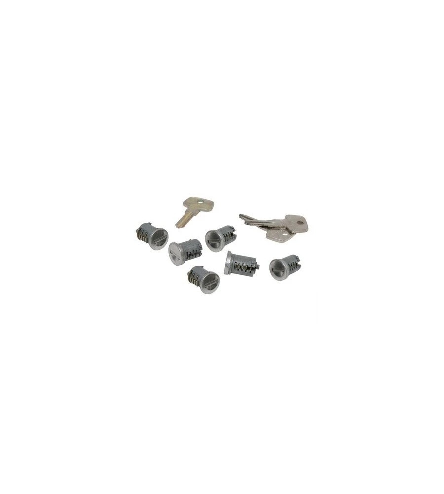 LUCCHETTO E CHIAVE UNIVERSALE SKS LOCK CORE 6 PZ  Y8007206