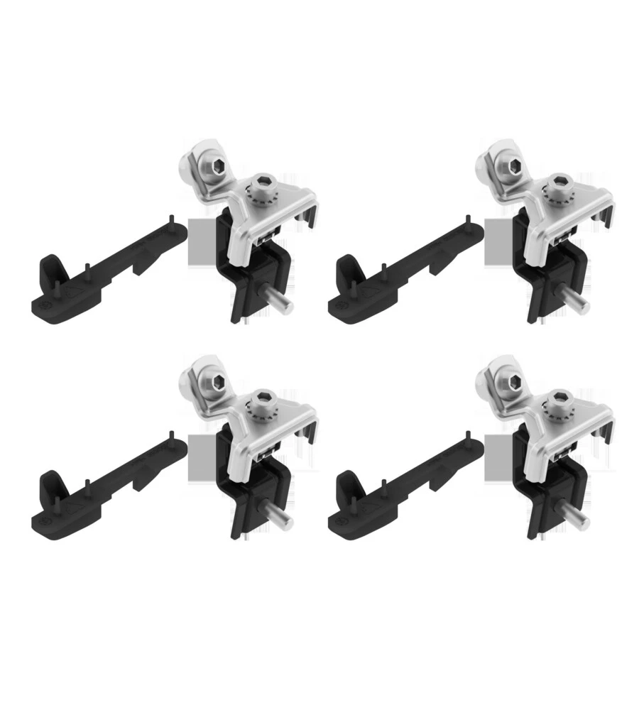 KIT ATTACCHI PER BARRE AUTO PORTATUTTO CLAMP SNAP - K-10  N21420