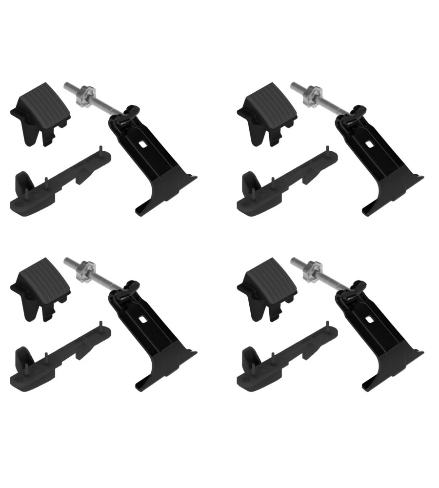 KIT ATTACCHI PER BARRE AUTO PORTATUTTO CLAMP SNAP - K-5  N21415