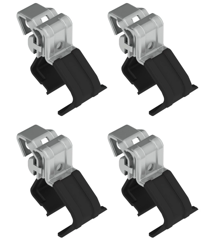 KIT ATTACCHI PER BARRE AUTO PORTATUTTO CLAMP SNAP - K-1  N21411