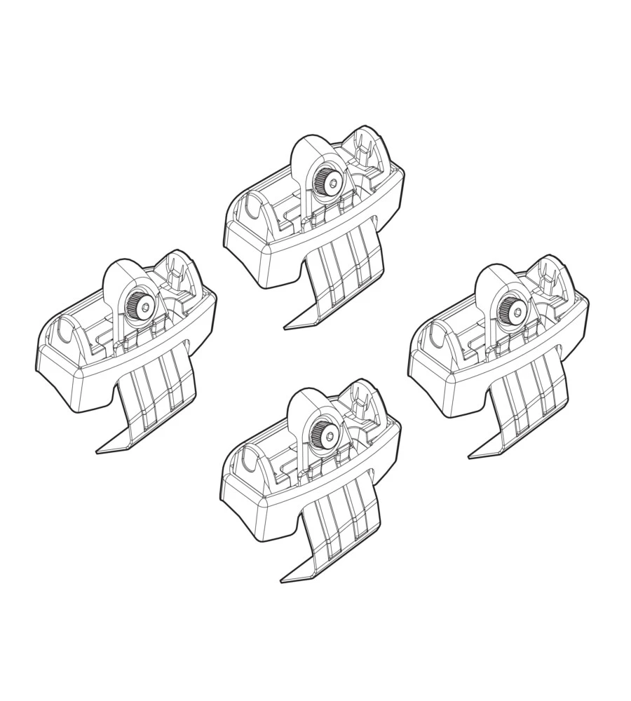 KIT ATTACCHI PER BARRE AUTO PORTATUTTO SKODA SCALA 5P 19>  N21232