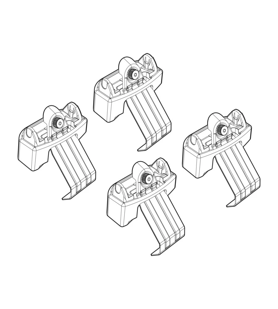KIT ATTACCHI PER BARRE AUTO PORTATUTTO MAZDA 3 5P 19>  N21229