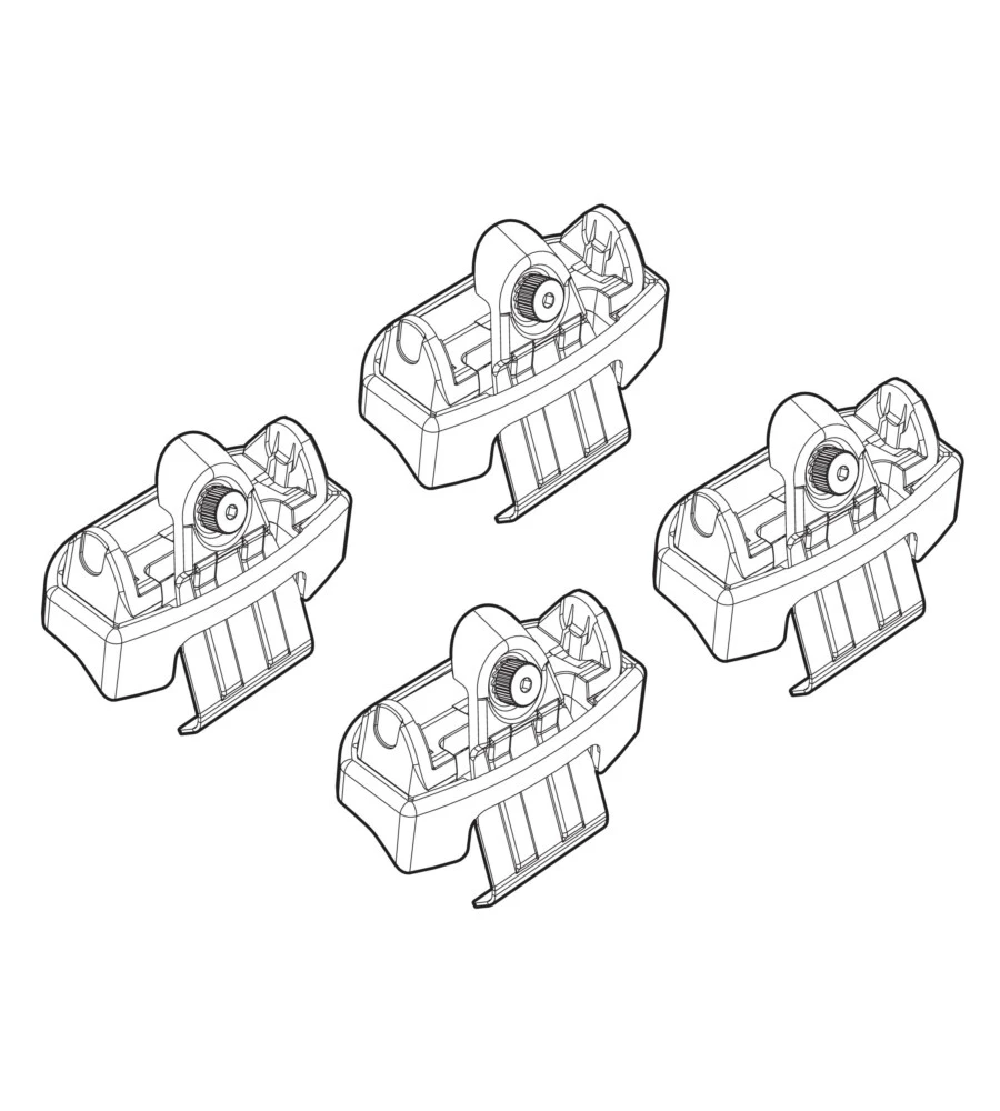 KIT ATTACCHI PER BARRE AUTO PORTATUTTO HONDA CIVIC 4/5P 17>  N21217