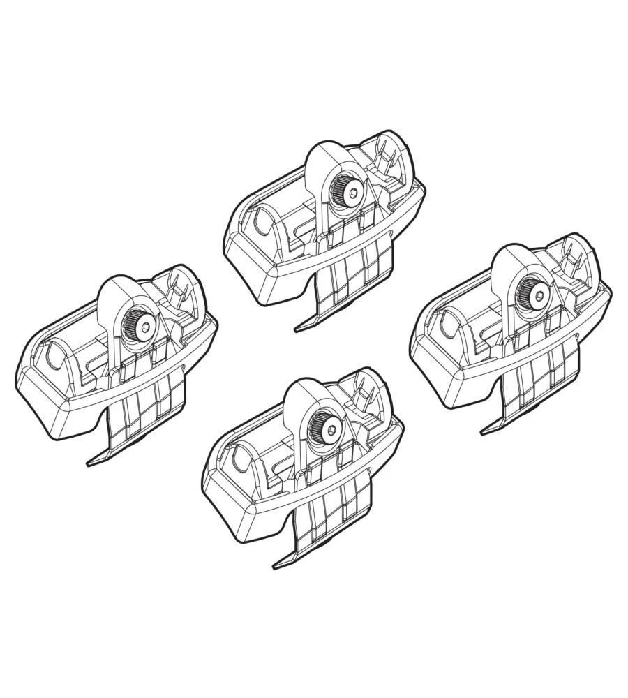 KIT ATTACCHI PER BARRE AUTO PORTATUTTO CITROEN C3 16>  N21202