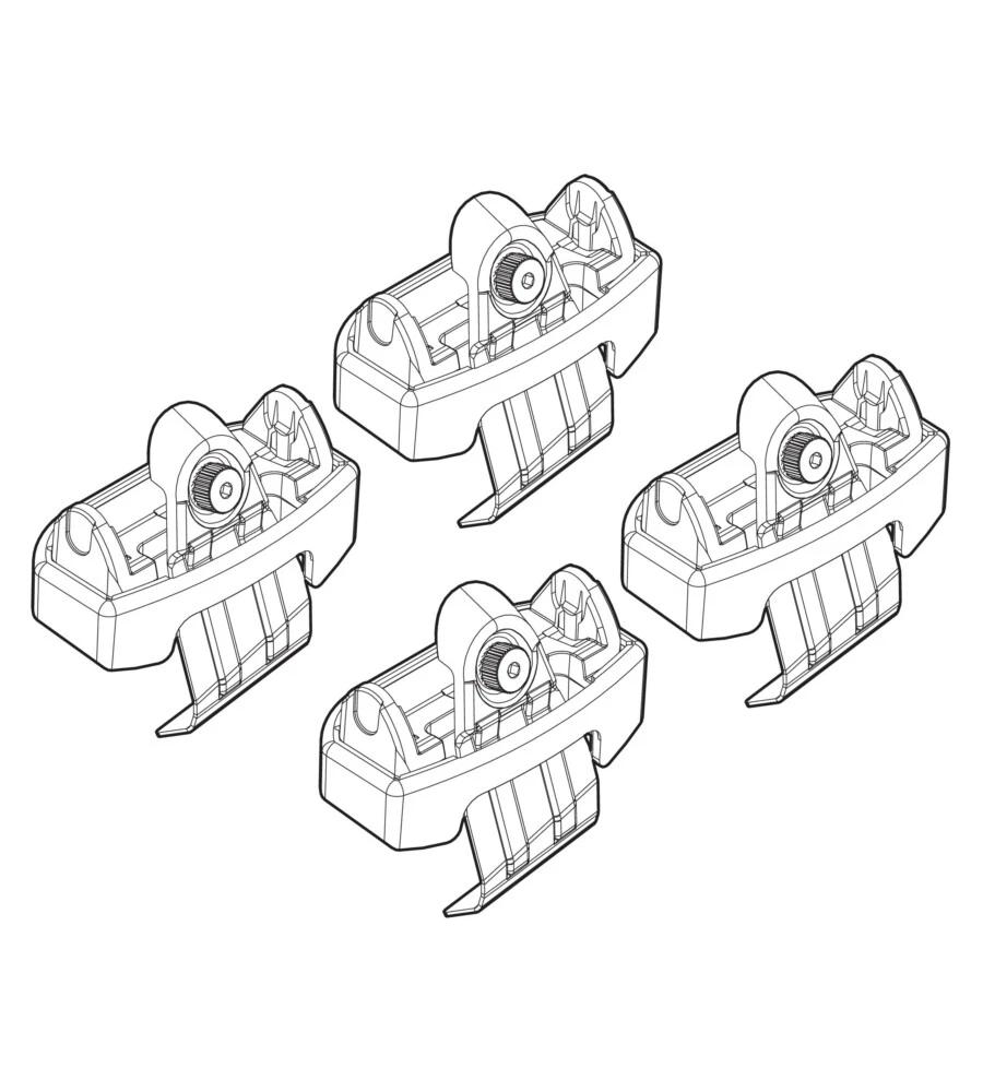 KIT ATTACCHI PER BARRE AUTO PORTATUTTO MAZDA 6 4P 13>  N21195