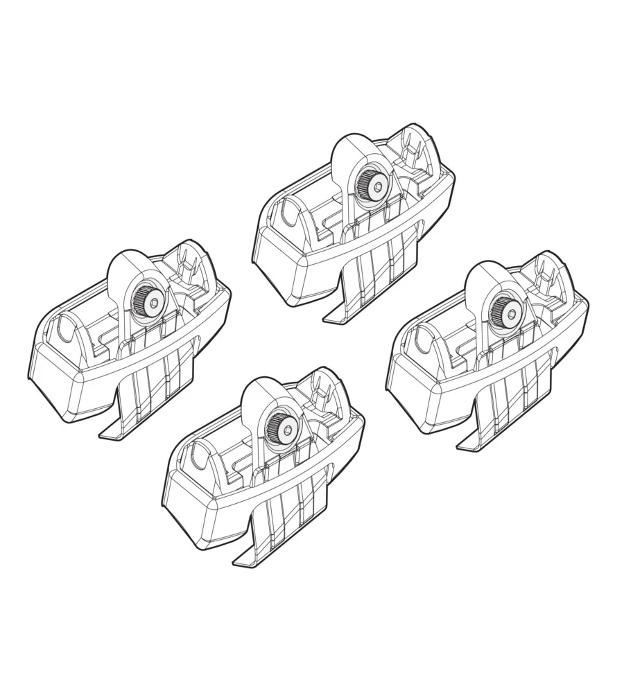 KIT ATTACCHI PER BARRE AUTO PORTATUTTO KIA PICANTO 5P 05/11>  N21167
