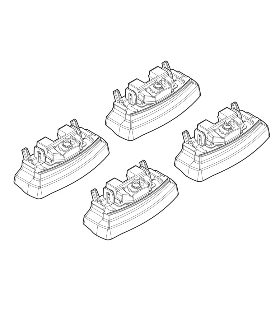 KIT ATTACCHI PER BARRE AUTO PORTATUTTO MAZDA CX-5 04/12>  N21152