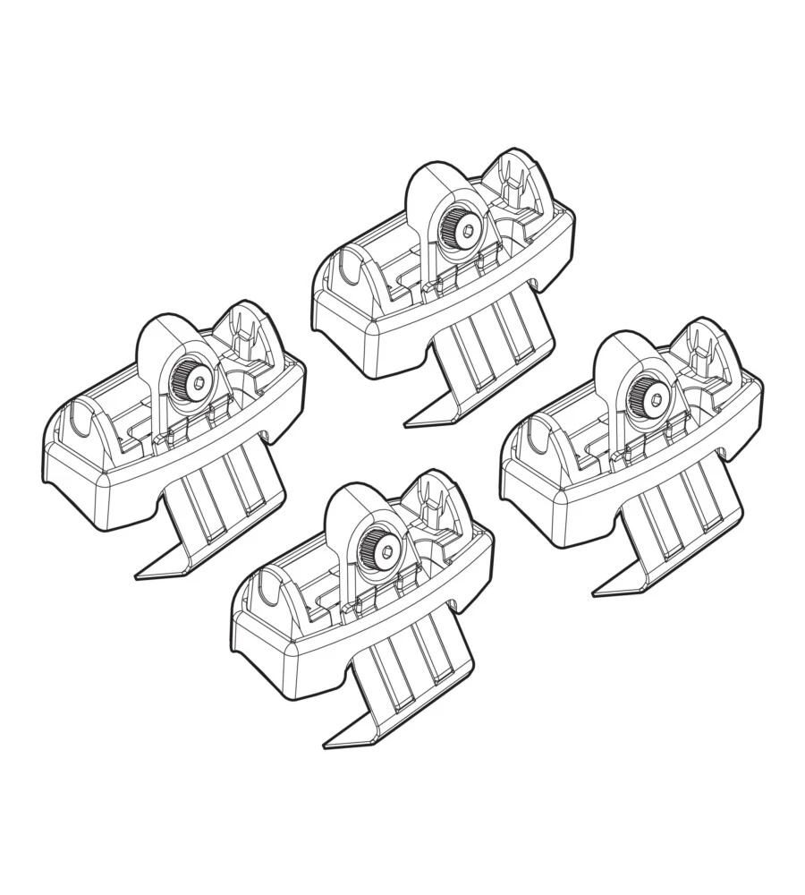 KIT ATTACCHI PER BARRE AUTO PORTATUTTO CITROEN DS4 11>  N21118