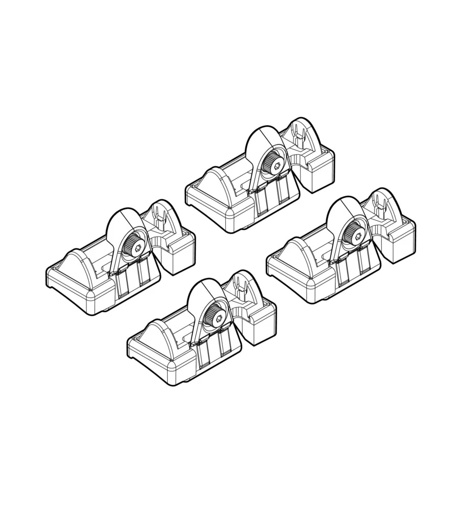 KIT ATTACCHI PER BARRE AUTO PORTATUTTO VW PASSAT 03/05>12/10  N21050