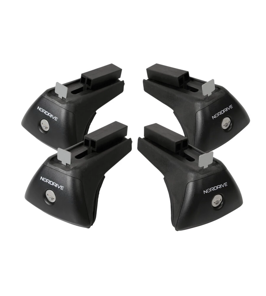 KIT 4 PIEDI PER BARRE IN ALLUMINIO IN-RAIL KIT ALU  N20022