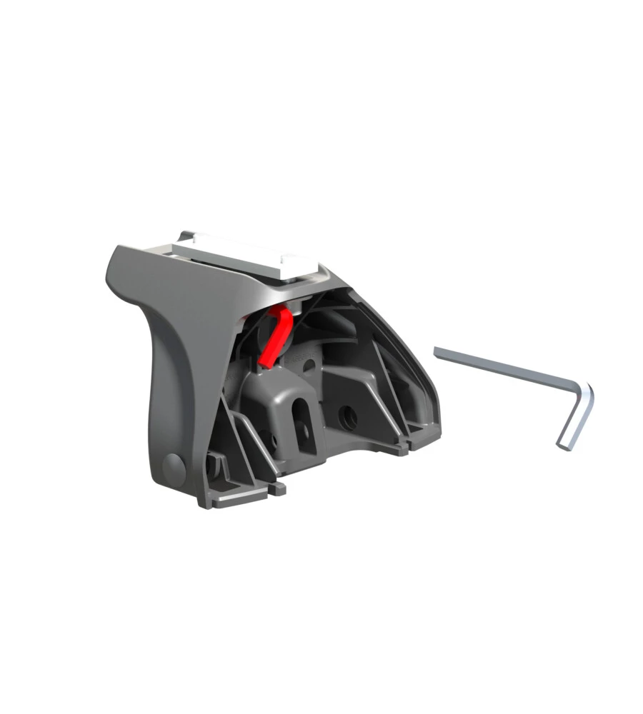 SET 4 PIEDI A PROFILO BASSO PER VETTURE CON TETTO STANDARD  N20002