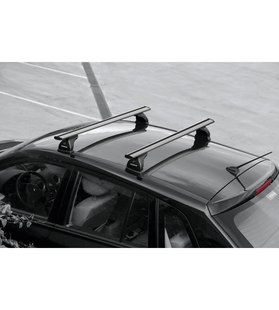 COPPIA BARRE PORTATUTTO IN ALLUMINIO SILENZIO - S - 108 CM  N15084