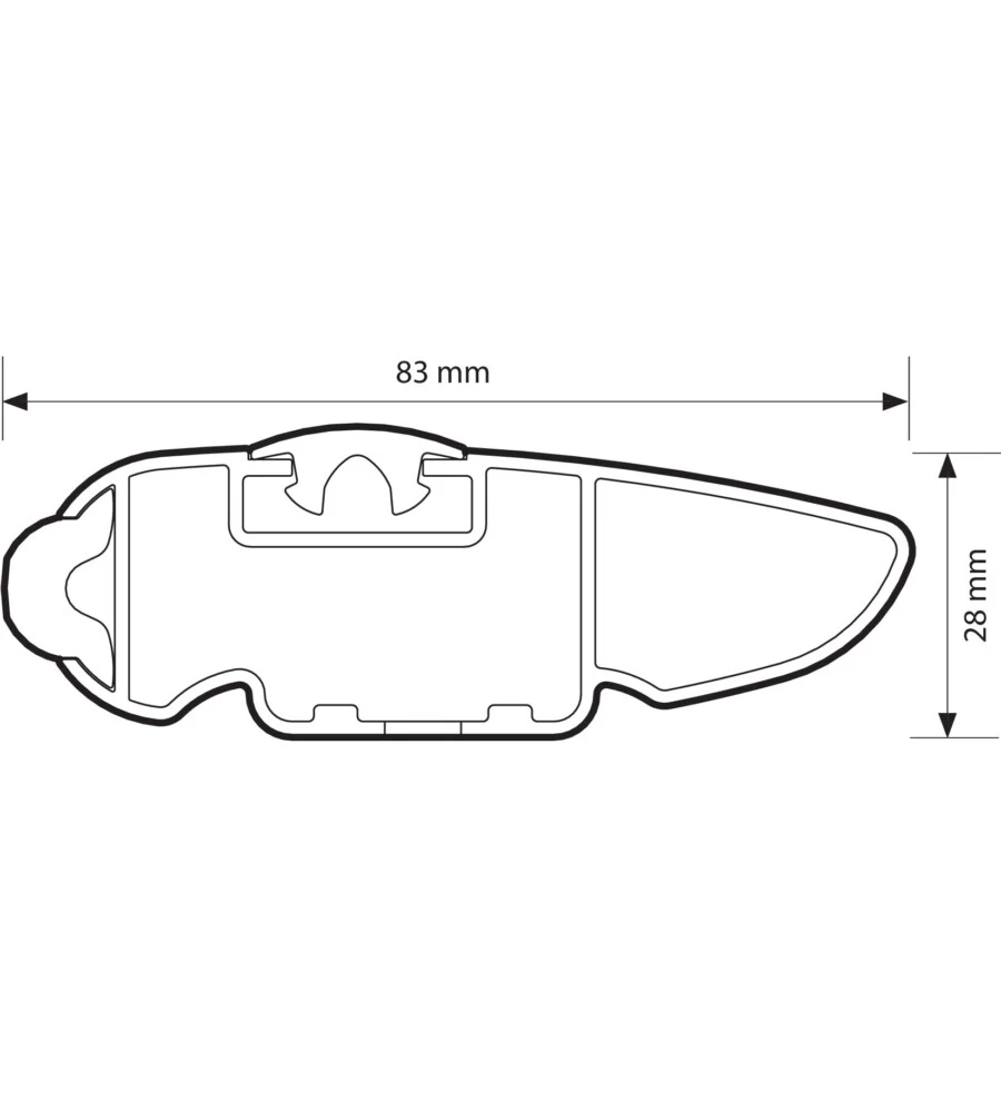 COPPIA BARRE PORTATUTTO IN ALLUMINIO SILENZIO - S - 108 CM  N15084