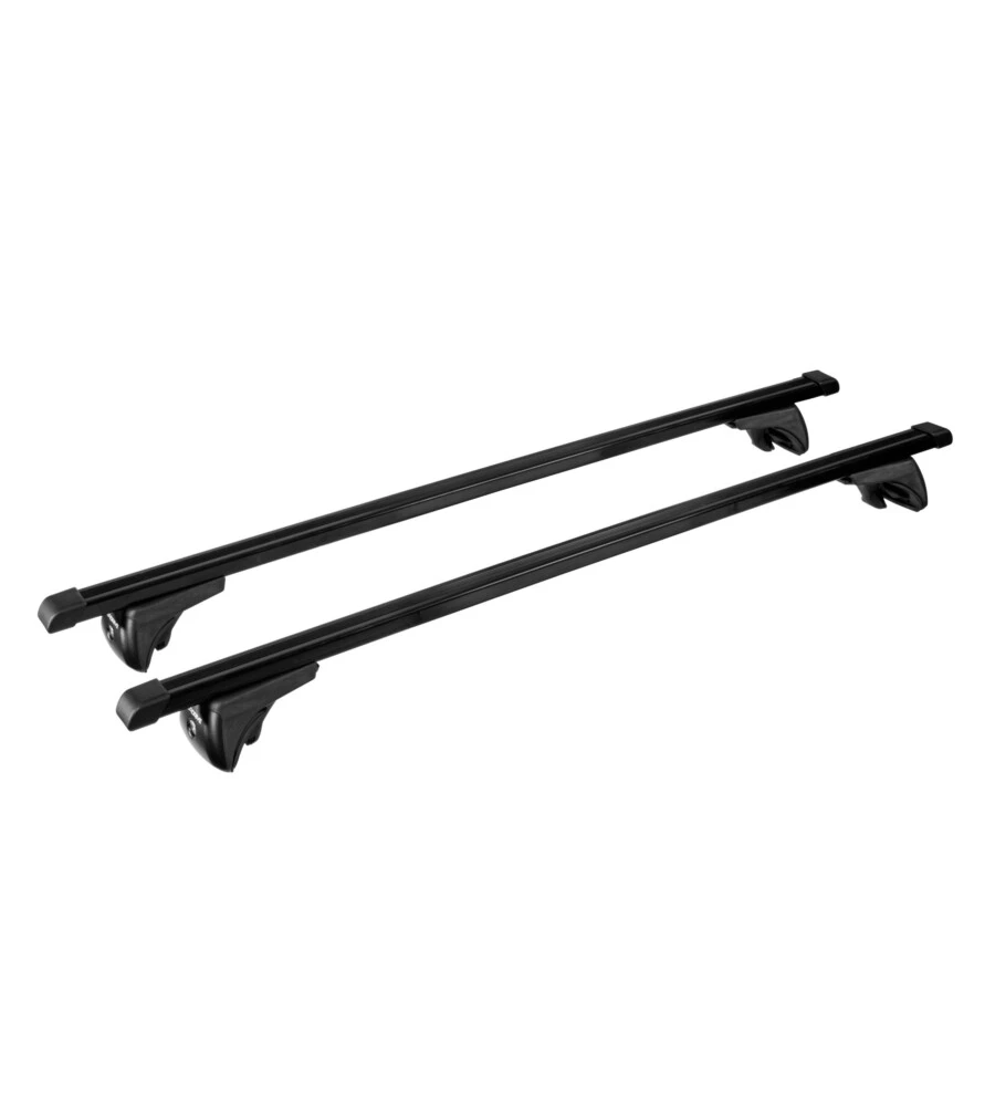 COPPIA BARRE PORTATUTTO IN ACCIAIO IN-RAIL STEEL - L - 127 CM  N15051