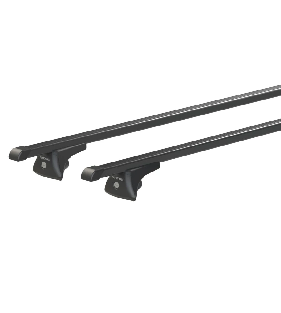 COPPIA BARRE PORTATUTTO IN ACCIAIO IN-RAIL STEEL - L - 127 CM  N15051