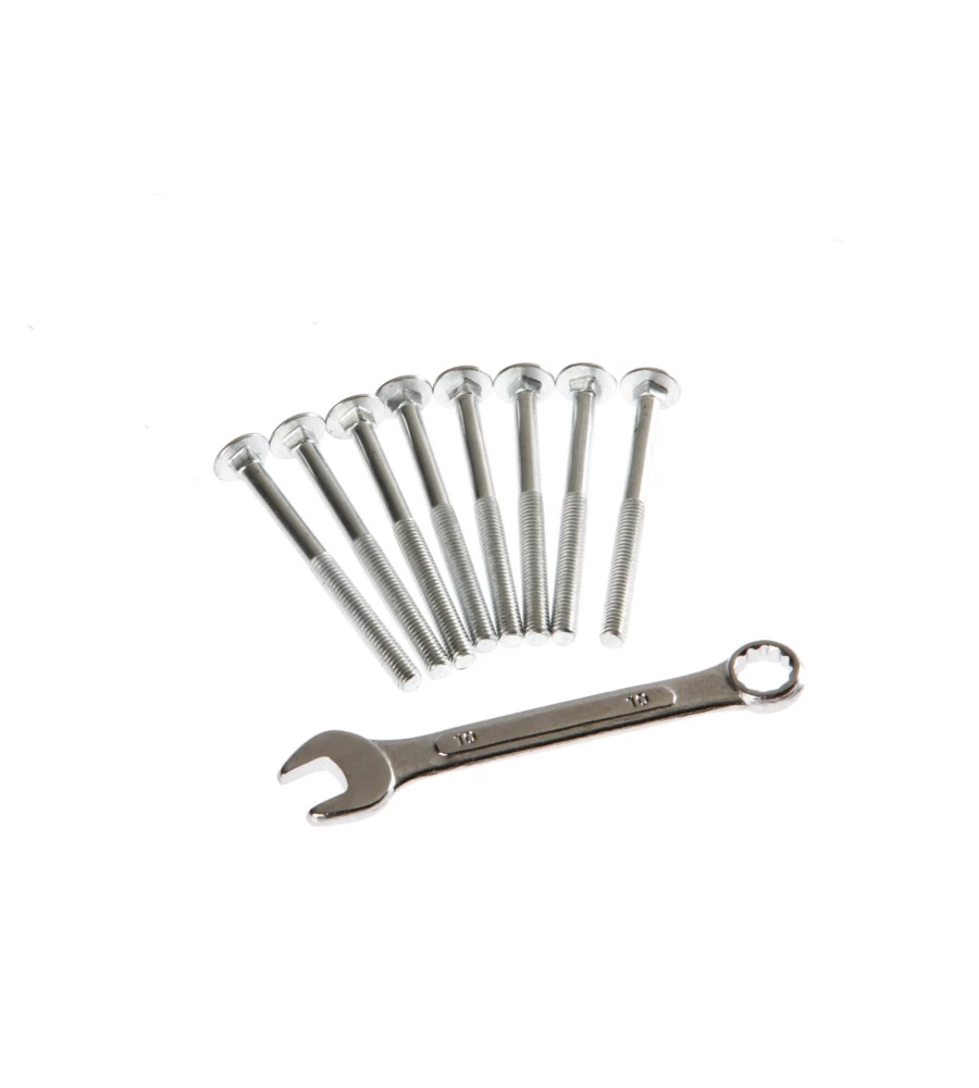 COPPIA BARRE PORTATUTTO CLUB IN ACCIAIO - S - 110 CM  N15001