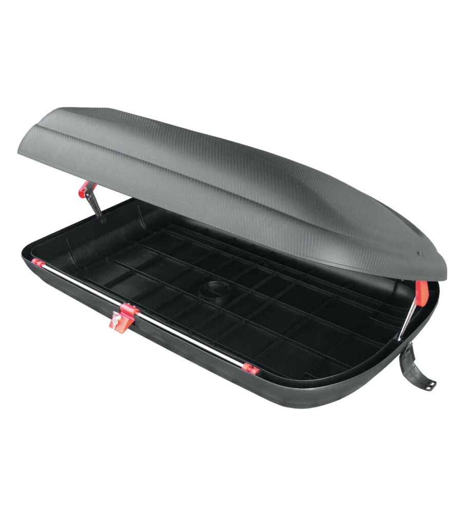 BOX TETTO PER AUTO 320 LITRI LAMPA IN POLIPROPILENE NERO - 60132