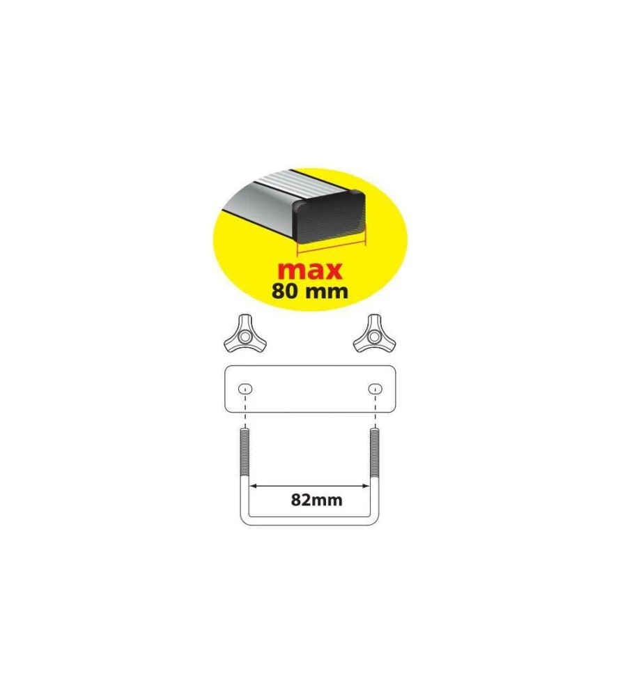 BOX TETTO PER AUTO 320 LITRI LAMPA IN POLIPROPILENE NERO - 60132