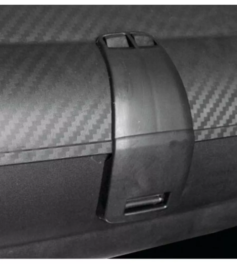 BOX TETTO PER AUTO 320 LITRI LAMPA IN POLIPROPILENE NERO - 60132