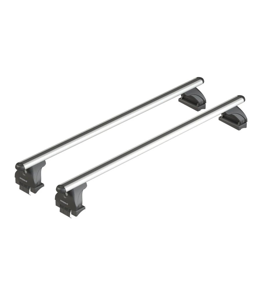 BARRE PORTATUTTO PER AUTO KIT COMPLETO NORDRIVE - EVOS LP - 058 - ALUMIA L  NK058LAL