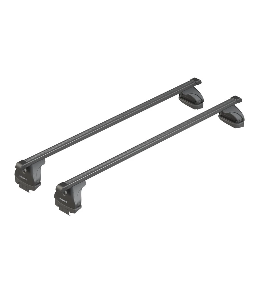 BARRE PORTATUTTO PER AUTO KIT COMPLETO NORDRIVE - EVOS LP - 125 - QUADRA L  NK125LQL