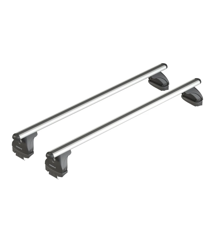 BARRE PORTATUTTO PER AUTO KIT COMPLETO NORDRIVE - EVOS LP - 208 - ALUMIA M  NK208LAM