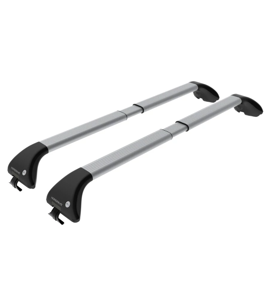 BARRE PORTATUTTO PER AUTO KIT COMPLETO NORDRIVE - 415 - SNAP ALU S  NK415SAS