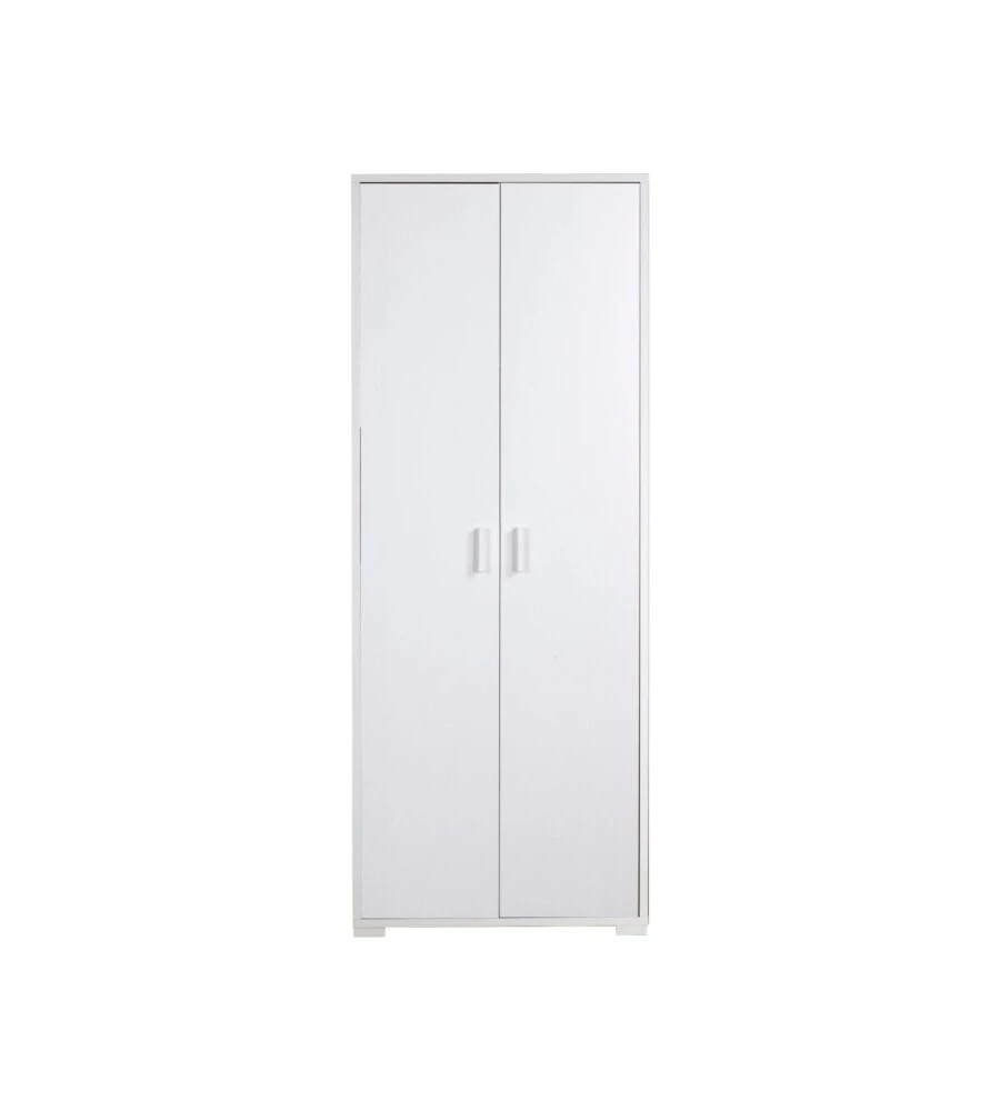 ARMADIO 2 ANTE BATTENTI BIANCO 183X70X41 CM