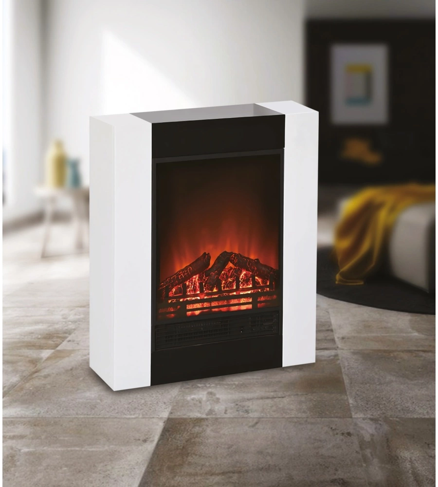 STUFA ELETTRICA "MODERNA" BIANCO 1.500 W