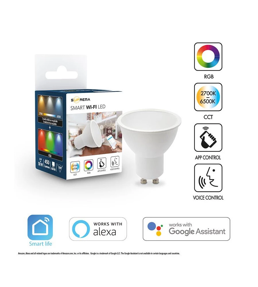 FARETTO SMART RGB+CCT, 50W GU10
