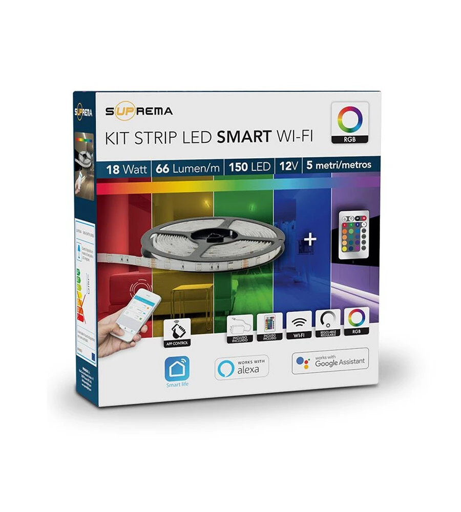 STRISCIA LED SMART RGB, 5 M
