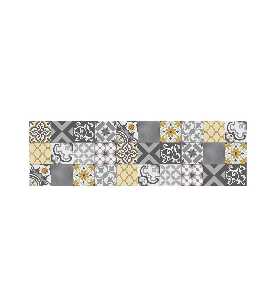 TAPPETO VINILICO STAMPATO "IDRAULICO", 60X200 CM