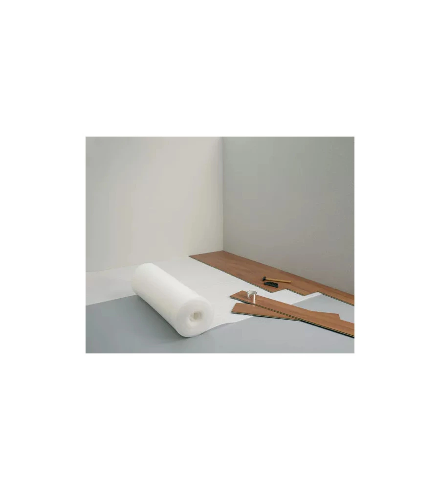 TAPPETINO SOTTOPAVIMENTO PER LAMINATO - SPESSORE 2 MM ROTOLO DA 25 MQ