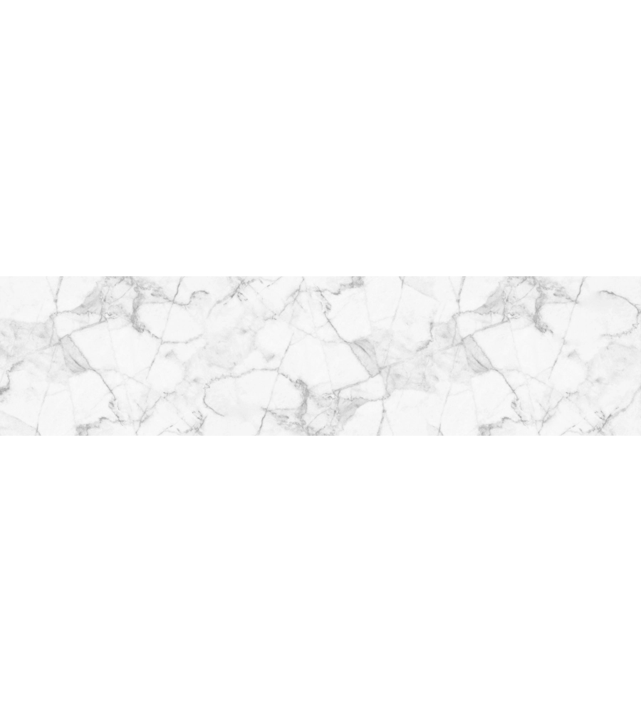 PARASCHIZZI ADESIVO IN PVC MARMO BIANCO, 260X60 CM