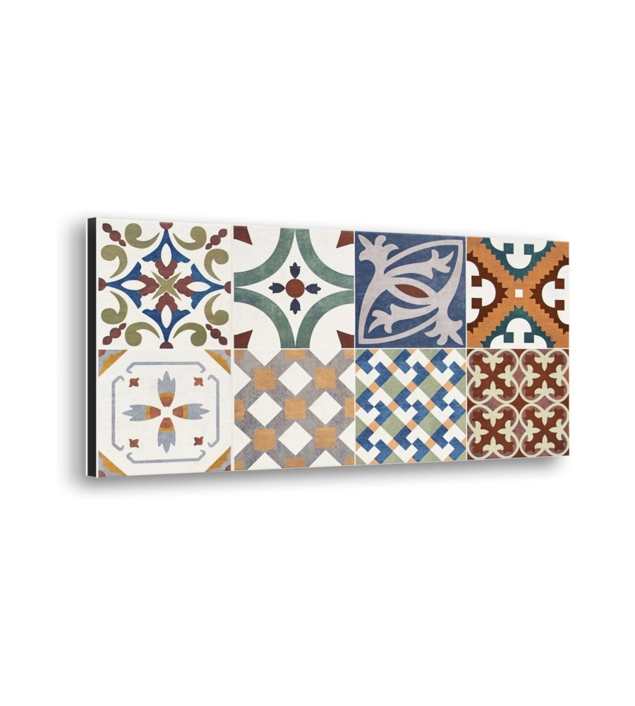 BORDO PARASCHIZZI IN ALLUMINIO AZULEJOS ROSSO 2 PEZZI, 24X48 CM