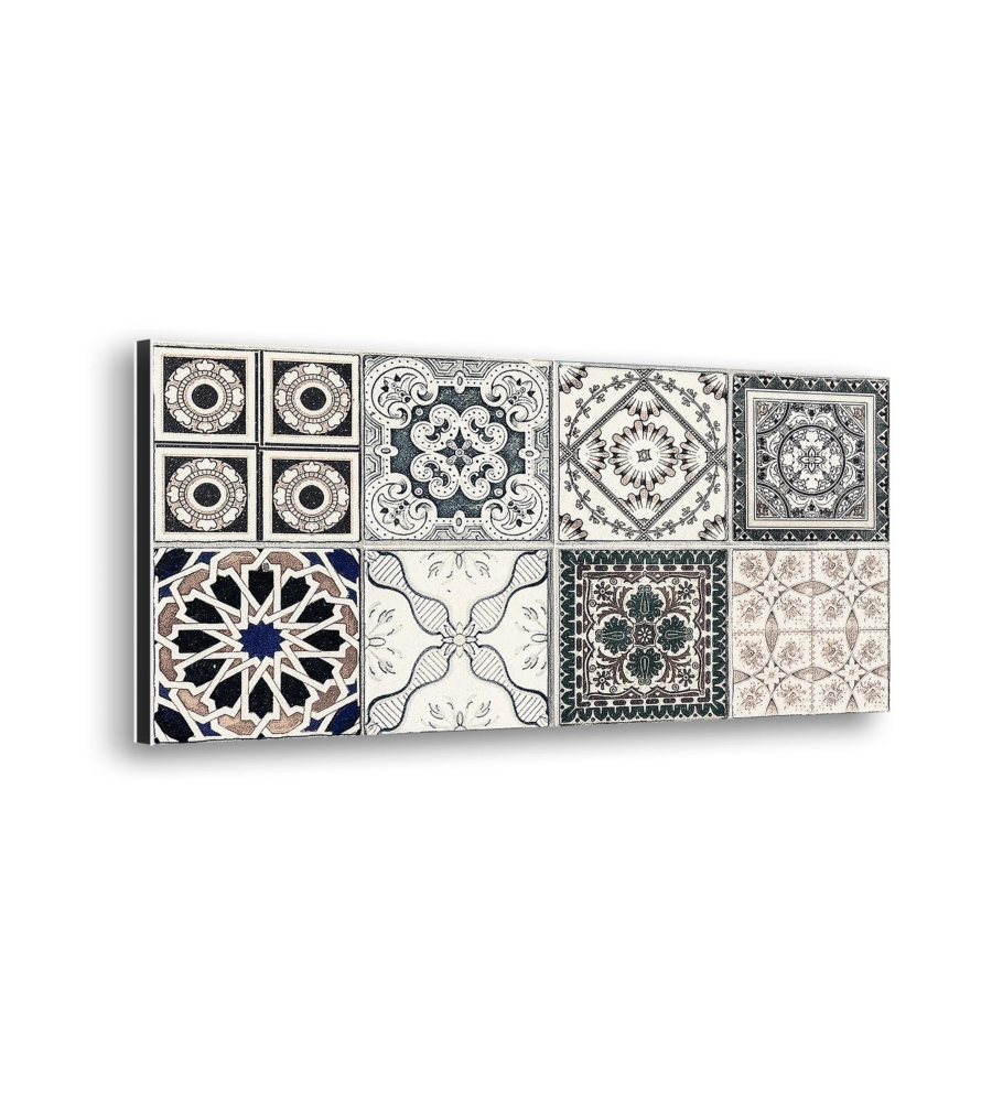 BORDO PARASCHIZZI IN ALLUMINIO AZULEJOS GRIGIO 2 PEZZI, 24X48 CM