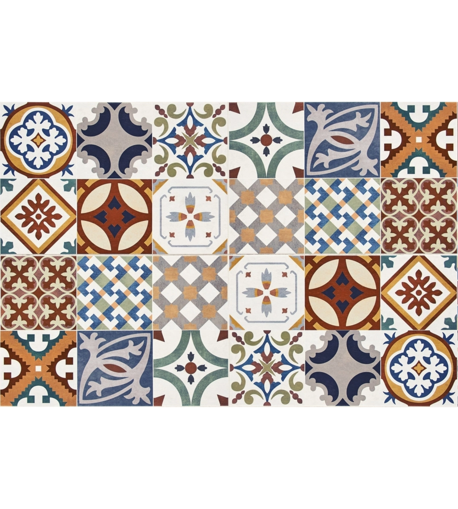 PARASCHIZZI IN ALLUMINIO AZULEJOS ROSSE, 48X72 CM